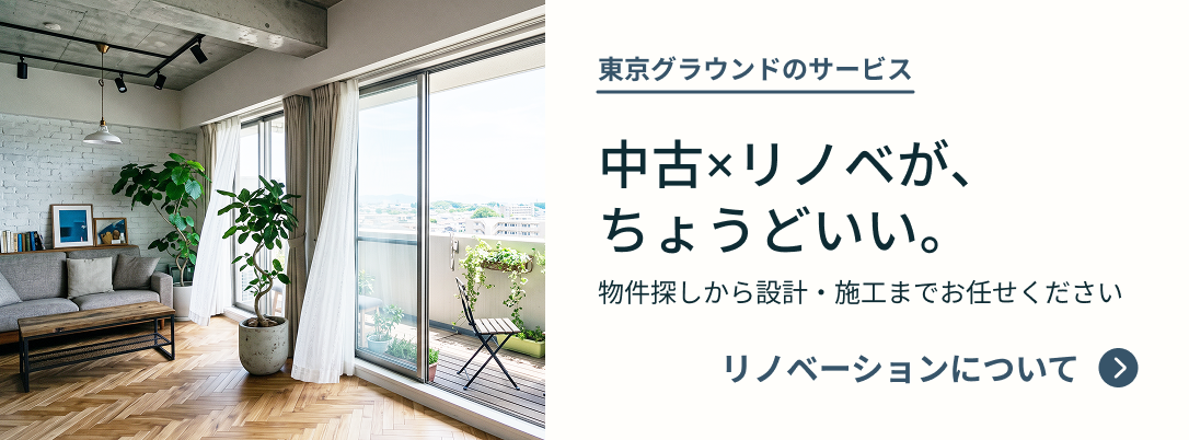 中古×リノベが、ちょうどいい。