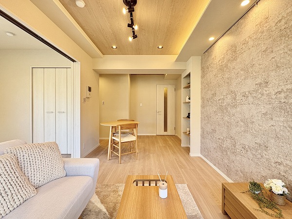 ライオンズマンション上野毛第2_デザイン性の高い内装の写真