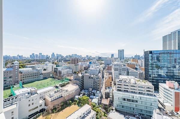 プラウドタワー千代田富士見レジデンス_バルコニーからの眺望の写真2