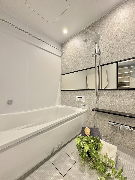 ソプラタワー_モダンなバスルームの写真