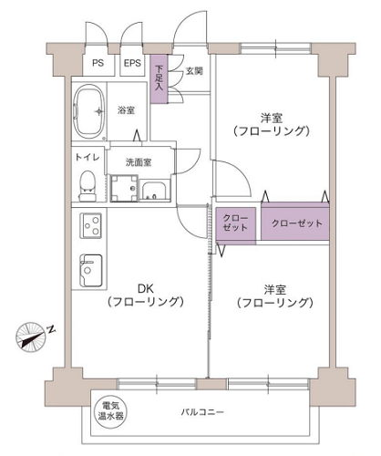 募集中　902号室（2DK／45.00㎡）3,680万円