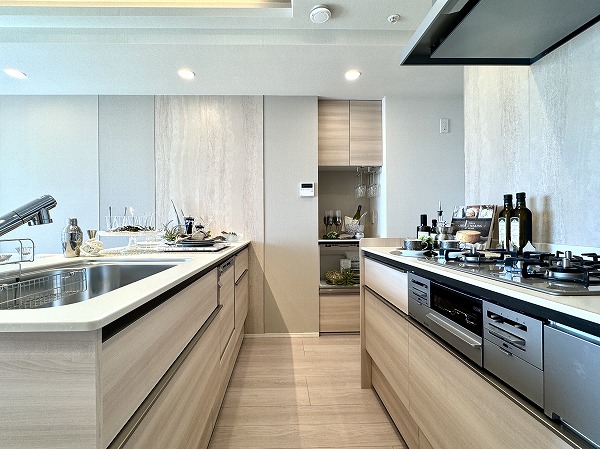 大崎ウエストシティタワーズE棟_Ⅱ型のシステムキッチンの写真