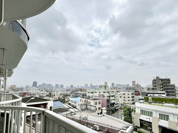 武蔵小山フラワーマンション_バルコニーの眺望の写真