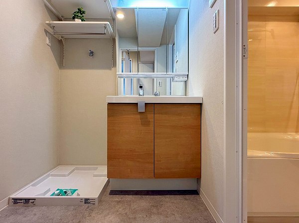 グレイス二子玉川_清潔感のあるパウダールームの写真
