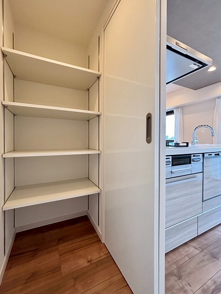 マンション小石川台_大きなパントリーの写真