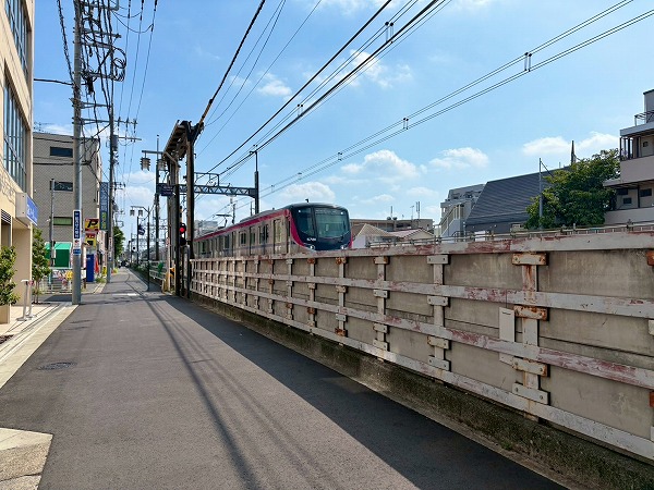 線路沿い