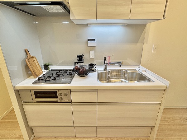 ライオンズプラザ池尻大橋_壁付キッチンの写真