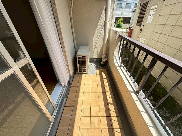祐天寺第二コーポ_日当たり良好なバルコニーの写真