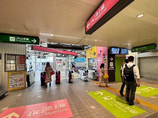 池上線五反田駅