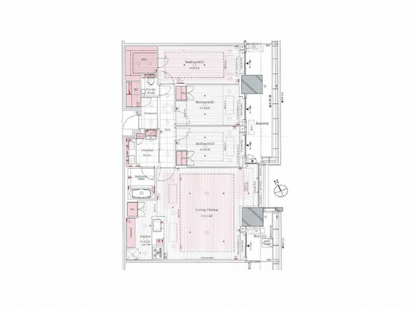 ブランズタワー芝浦_間取り図の写真