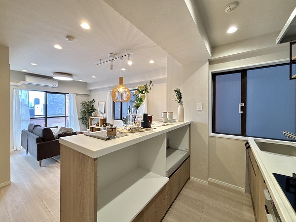 南青山ユニハイツ_リビングダイニングキッチンの写真