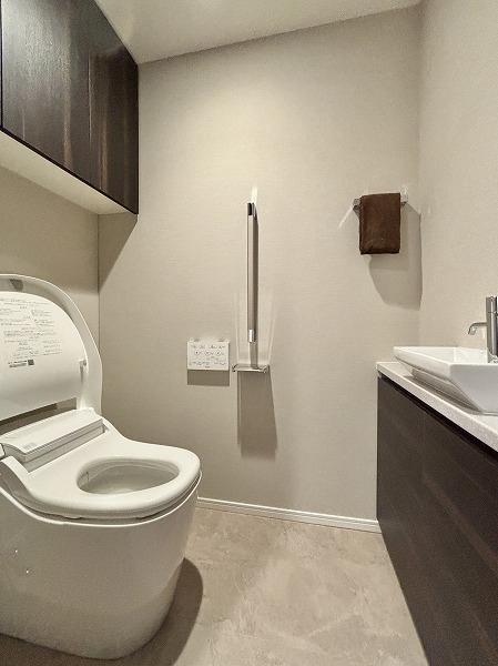 勝どきザ・タワー_お洒落なトイレの写真
