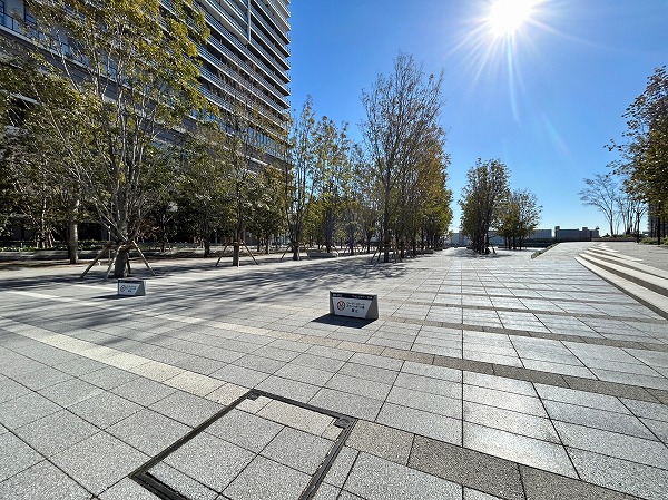 ブランズタワー豊洲　敷地内広場