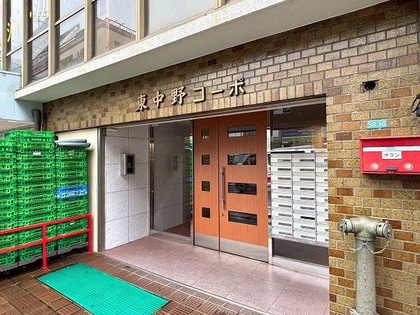 東中野コーポ アプローチ
