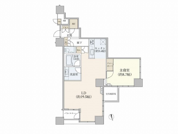 ザ・タワーズ台場_間取り図の写真
