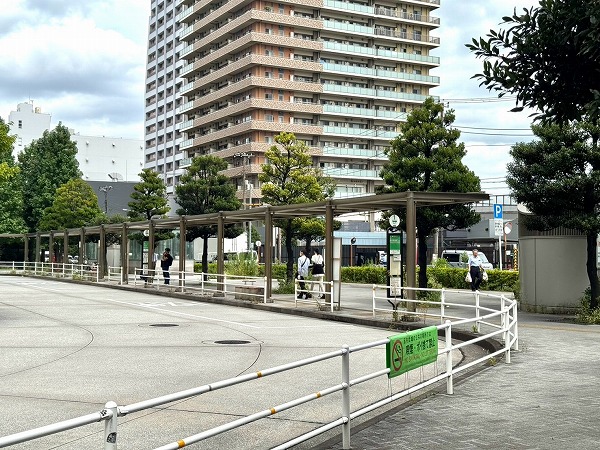 品川シーサイド駅　バスロータリー