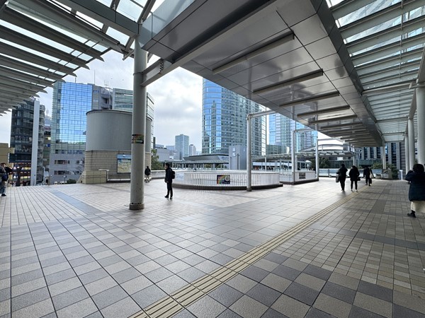 品川駅直結の遊歩道