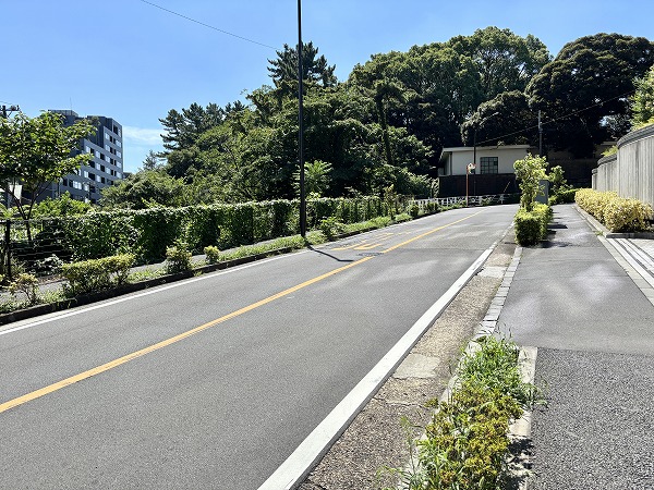 マンションまでの道