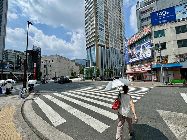目黒駅周辺の道