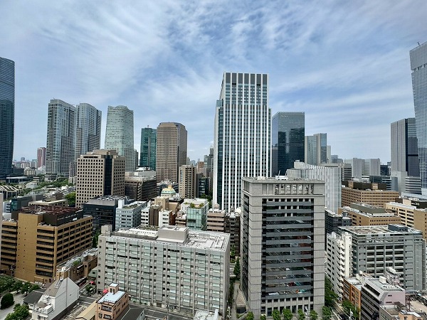 パークコート虎ノ門愛宕タワー_バルコニーからの眺望の写真