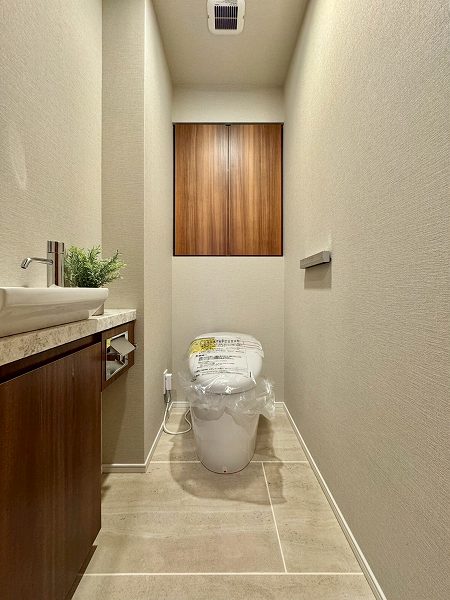 常盤松ハウス_清潔感のあるトイレの写真