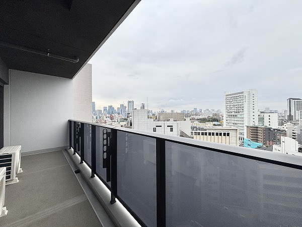 アトラス青山レジデンシャル_13階のバルコニーからの眺望の写真