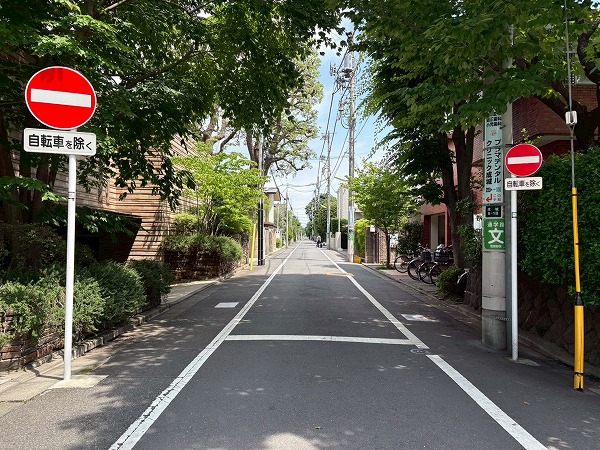 閑静な住宅街