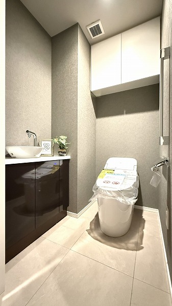 ザ・パークハウス晴海タワーズ クロノレジデンス_手洗い場がついているトイレの写真