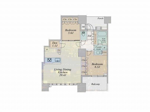 DEUX TOURS（ドゥ・トゥール）_間取り図の写真