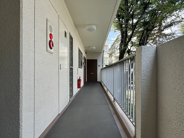 ユニーブル荏原　外廊下