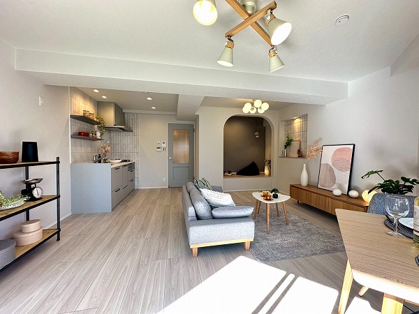 日生野沢マンション_リビングの写真