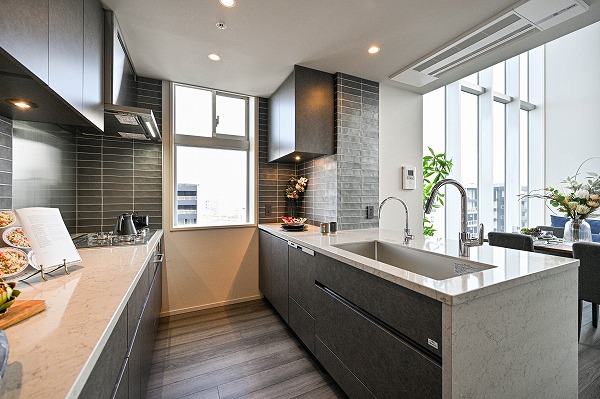 ワールドシティタワーズキャピタルタワー_使いやすそうなキッチンの写真