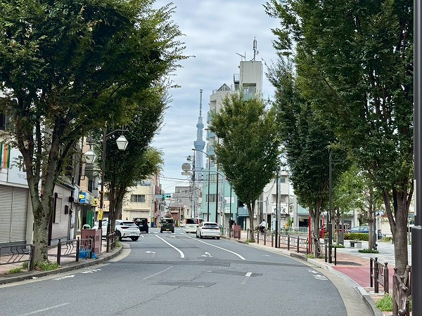 マンションまでの道のり