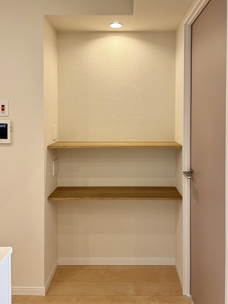 飯田橋第一パークファミリア_メインルームラックの写真