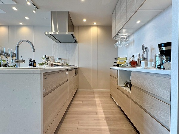 白金ザ・スカイ_キッチン部分の写真