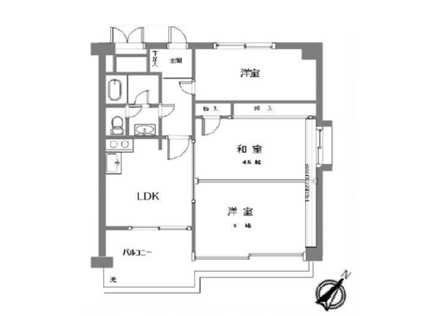 トキワパレス_間取り図の写真