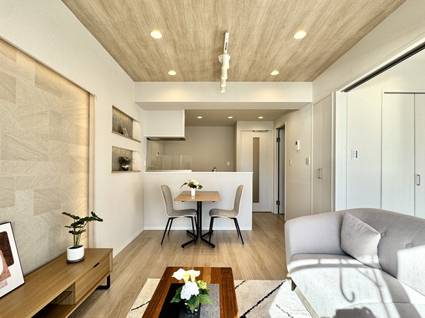 エンゼルハイム多摩川_ナチュラルなメインルームの写真