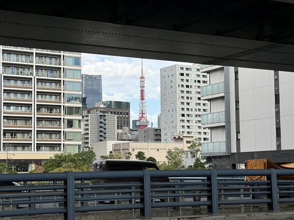 ひので橋から見える東京タワー