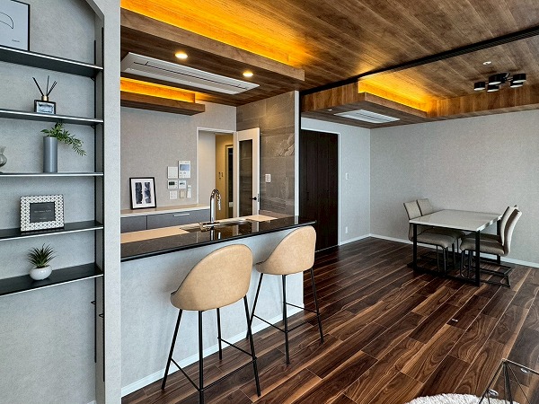 新宿アインスタワー_キッチンカウンターの写真