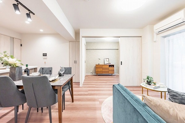 パシフィック白金台_お洒落なリビングダイニングキッチンの写真