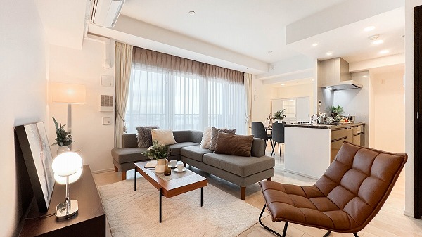 品川イーストシティタワー_リビングダイニングキッチンの写真