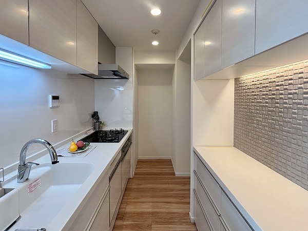 ライオンズタワー池袋_リノベーション済みのキッチンの写真