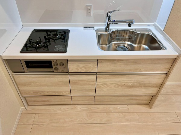 シャンボール恵比寿_リノベーション済みのキッチンの写真