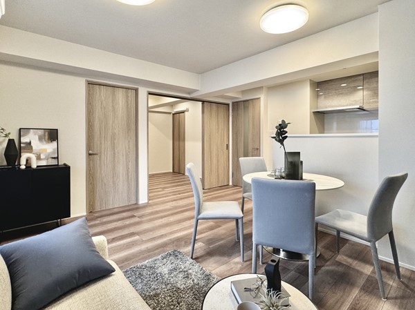 ライオンズマンション麻布十番南_お洒落なLDKの写真