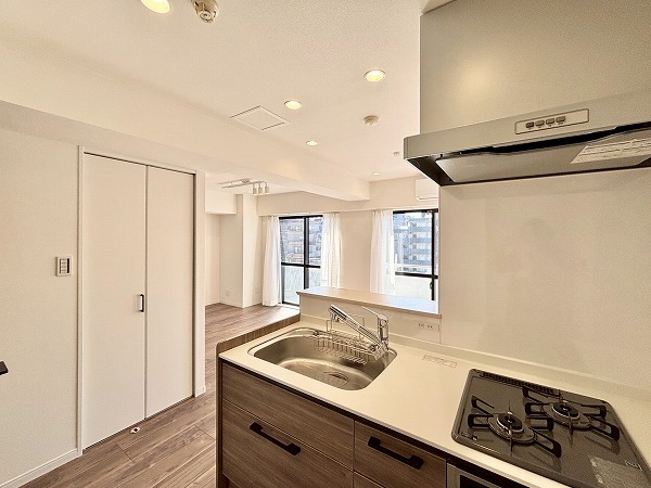 サンセール神楽坂_ゆとりあるリビングダイニングキッチンの写真