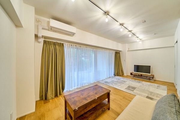 広尾マンション_リビングの写真