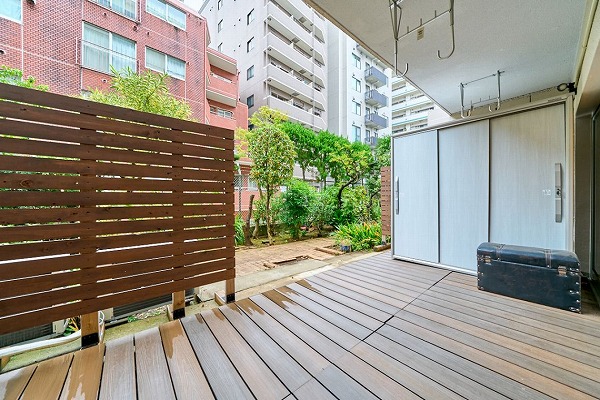 広尾マンション_テラスの写真