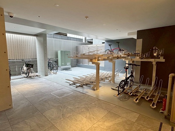 ピアース銀座レジデンス　駐輪場