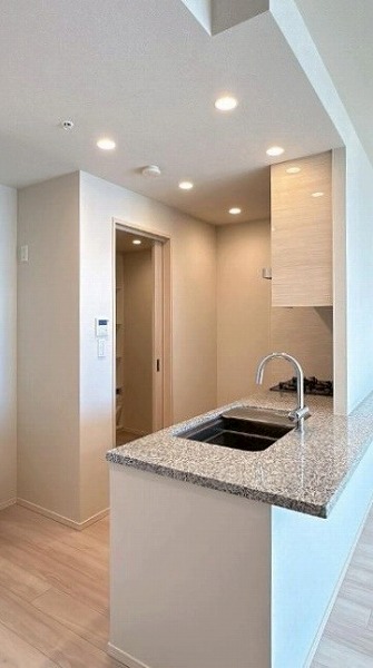 パークタワー晴海_カウンターキッチンの写真