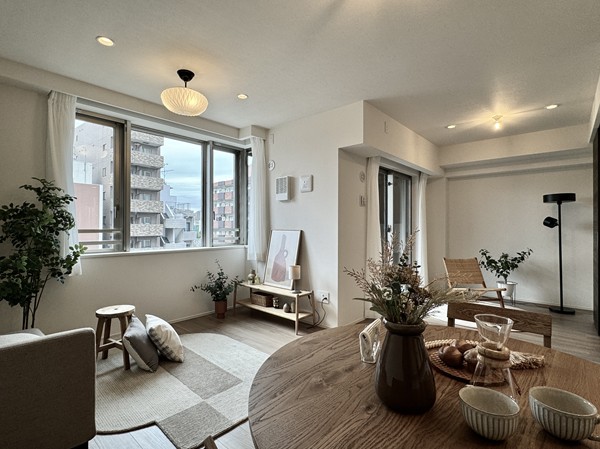 ザ・マジェスティコート目黒_ゆったりとしたLDKの写真